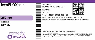 Levofloxacin 250mg 70518 0719 00